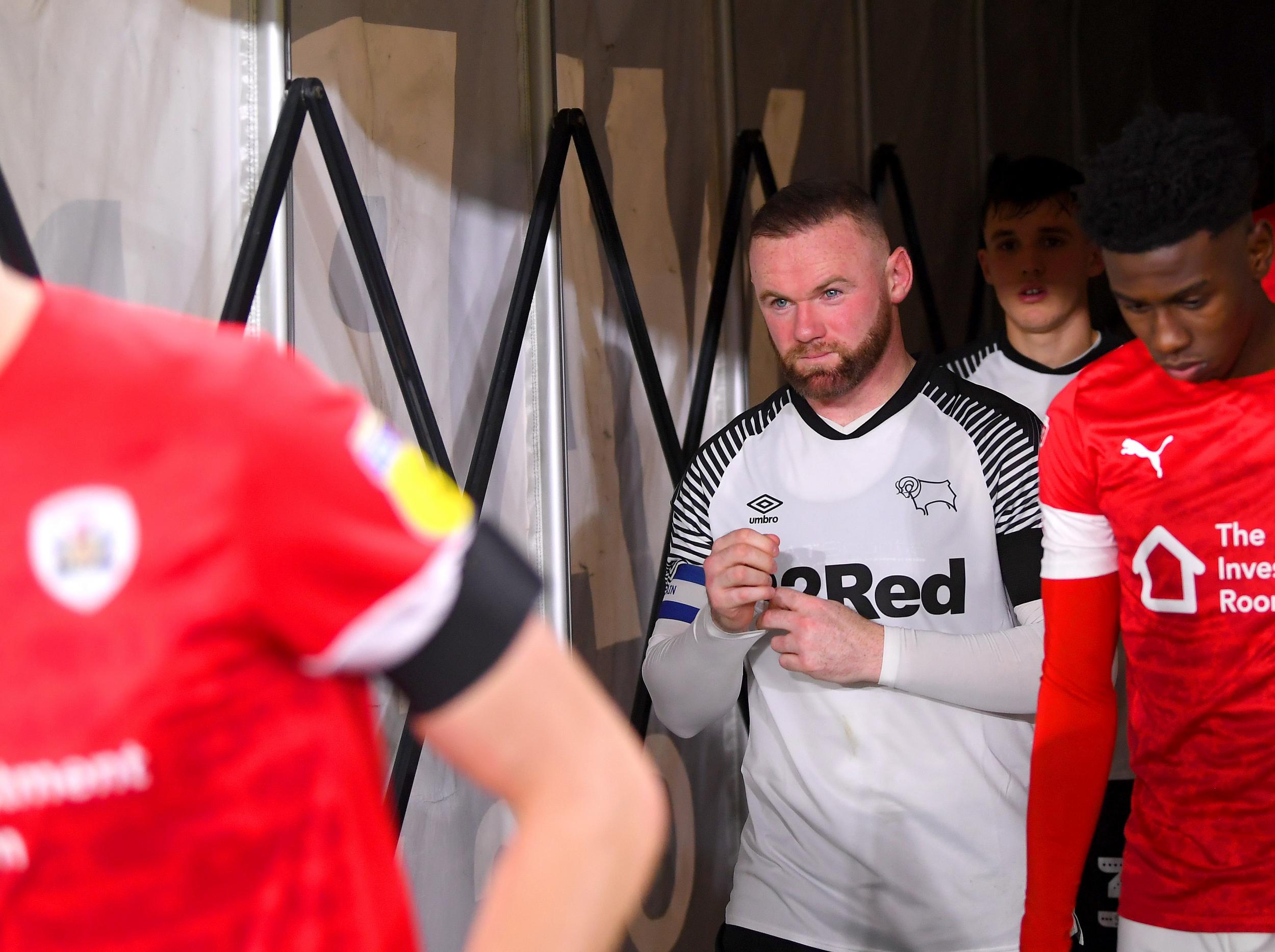 Rooney made his Derby debut in the win