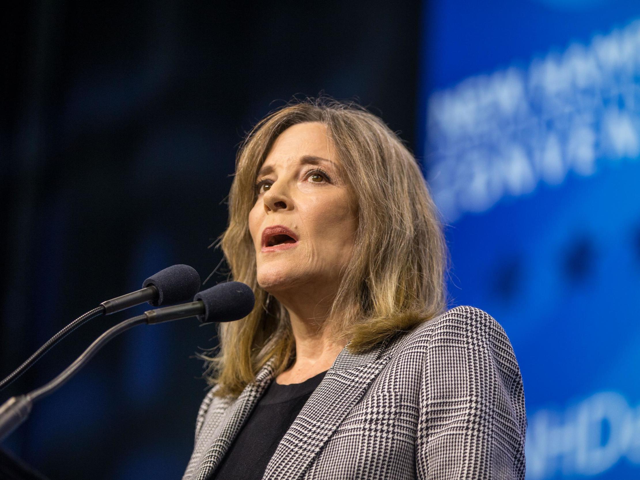 Marianne Williamson appeared to confirm reports she had let go her entire staff