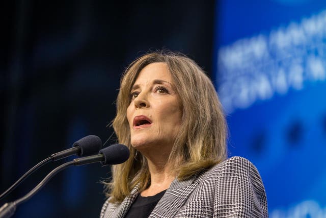 Marianne Williamson appeared to confirm reports she had let go her entire staff