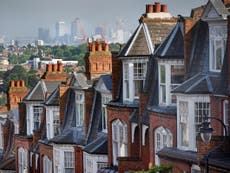 London house price fall offset by strong rises in the north