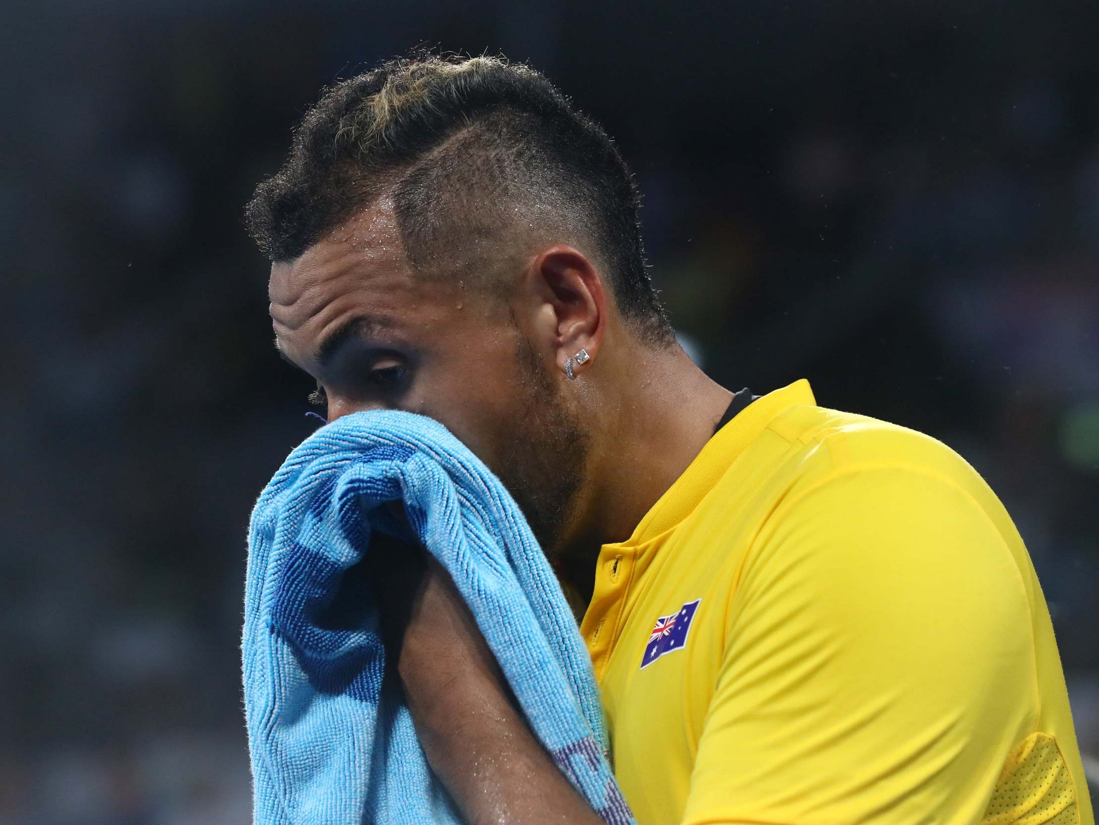 Nick Kyrgios has raised £4,000 for relief efforts in fighting the Australian bushfires