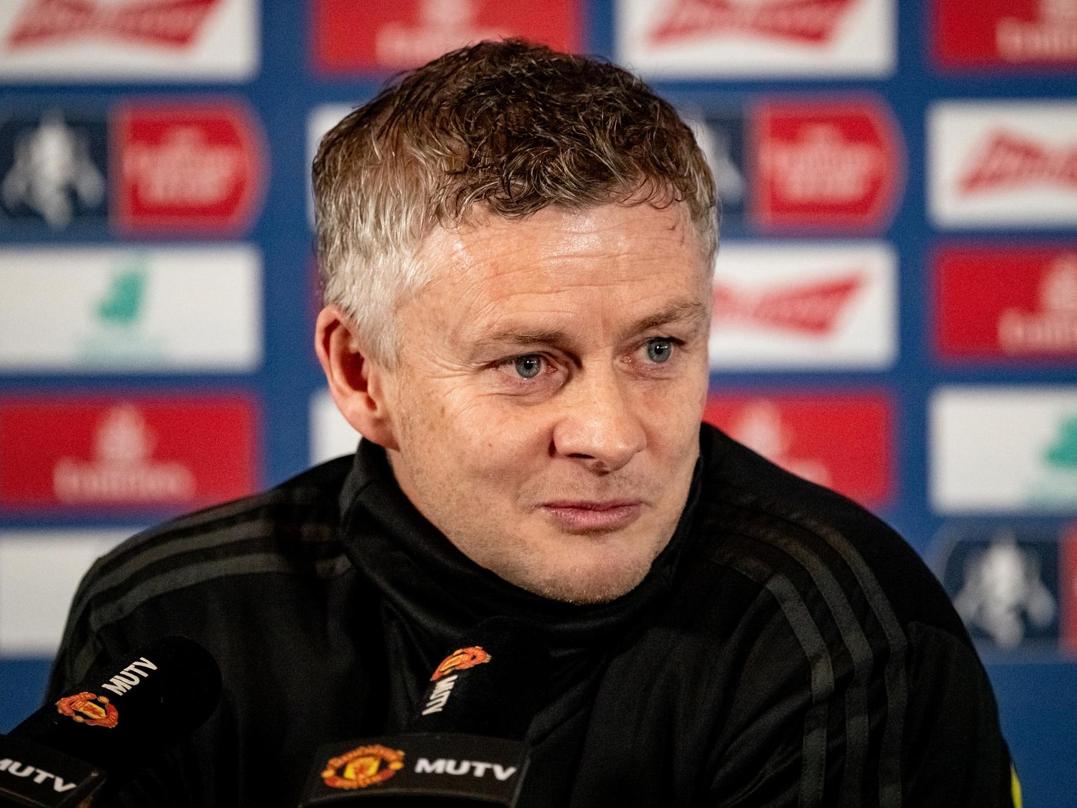 Manchester United manager Ole Gunnar Solskjaer