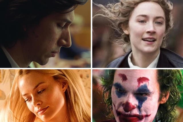 Major contenders: Adam Driver in Marriage Story, Saoirse Ronan in Little Women, Joaquin Phoenix in Joker and Margot Robbie in Once Upon a Time in Hollywood