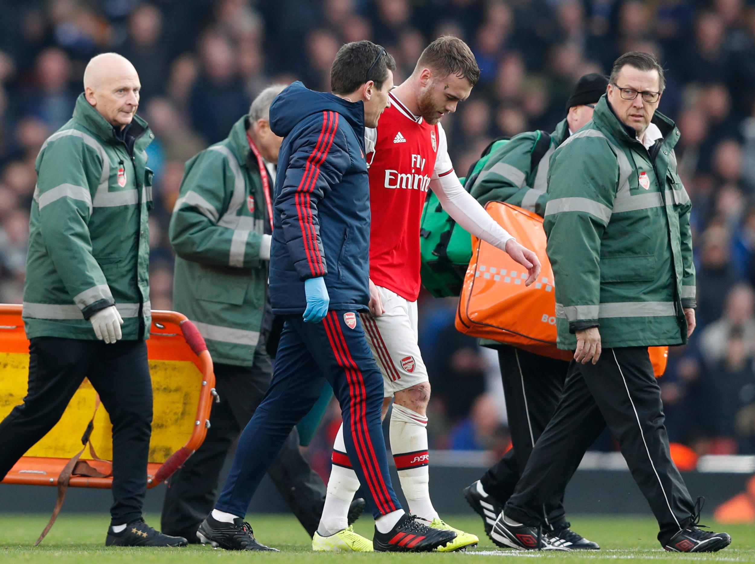 Arsenal defender Calum Chambers 'determined' to come back stronger from serious knee injury