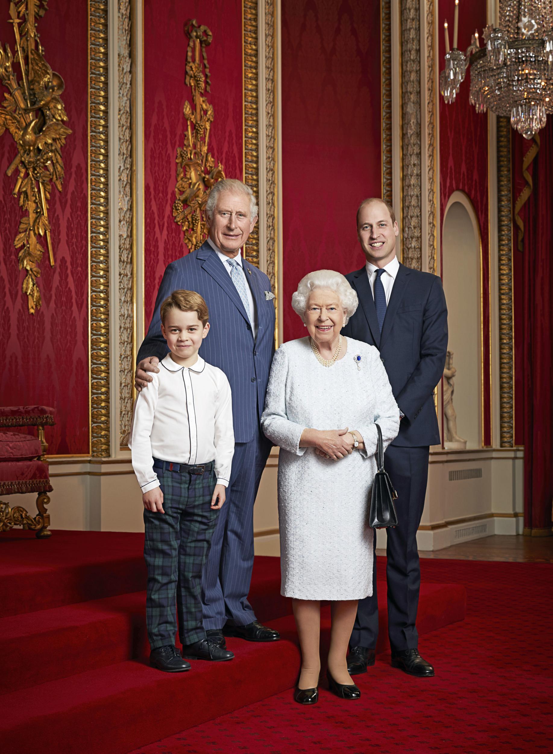 Portrait was taken on 18 December at Buckingham Palace (Ranald Mackechnie/PA Wire)