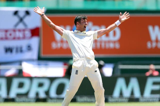 James Anderson took three wickets including one with the final ball of the day
