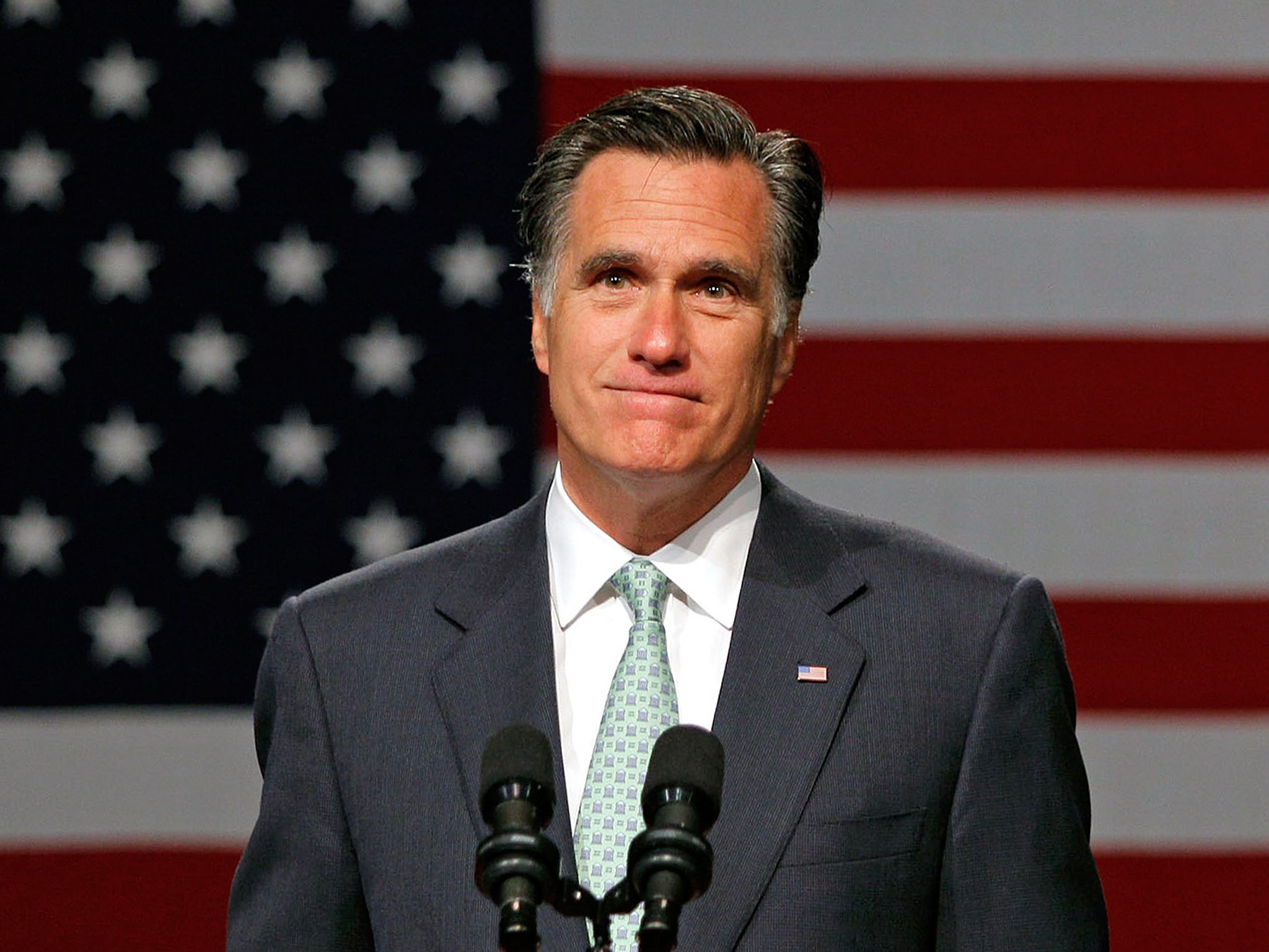Mr Romney is popular in conservative states where Mr Trump is not