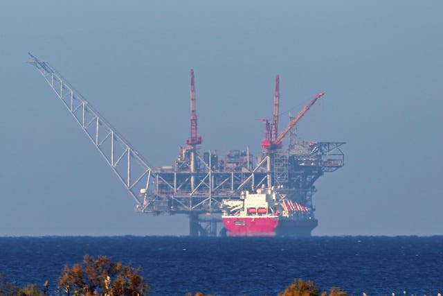 Israel's Leviathan natural gas field in the Mediterranean Sea, which began pumping gas just before the new year