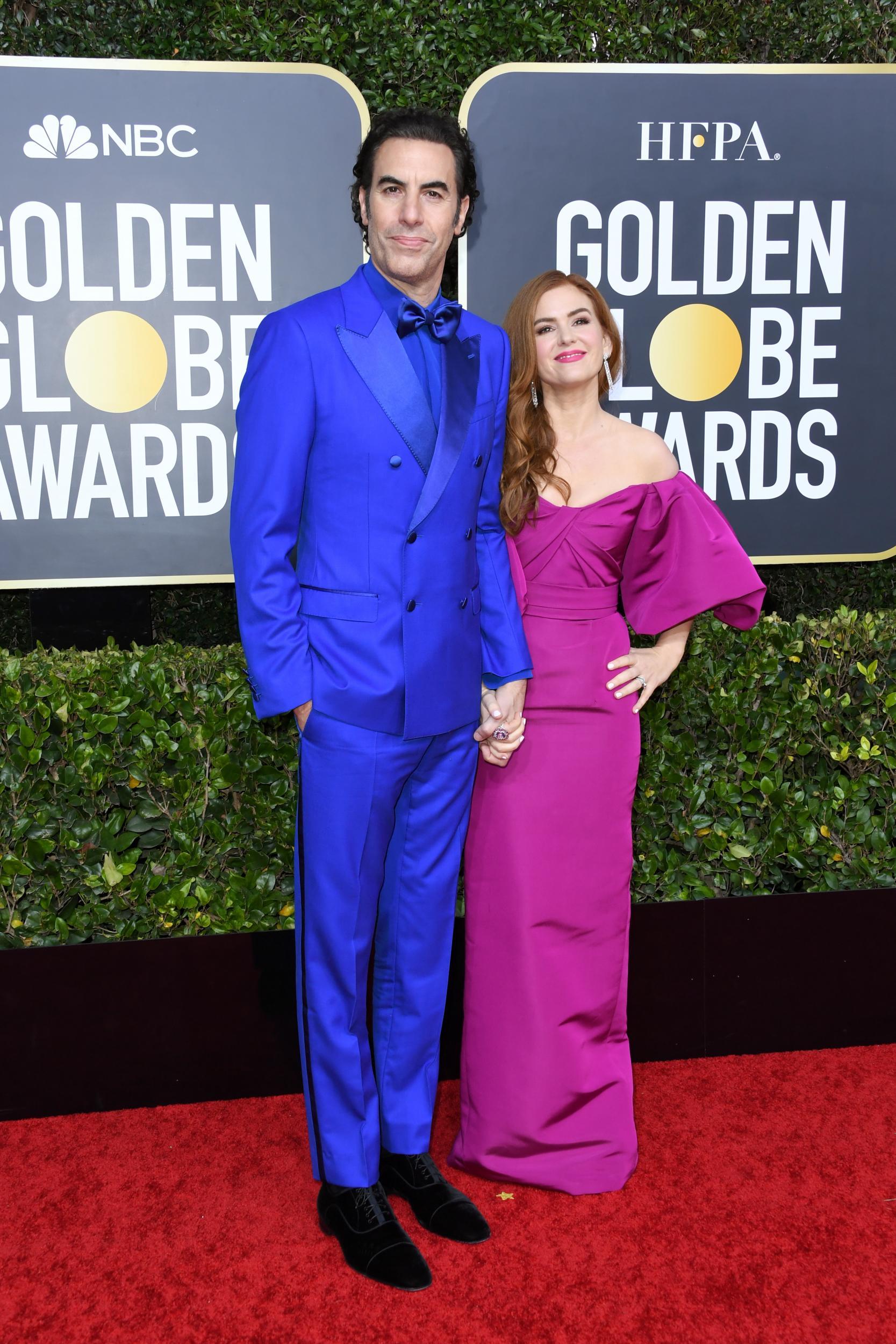 Sacha Baron Cohen and Isla Fisher