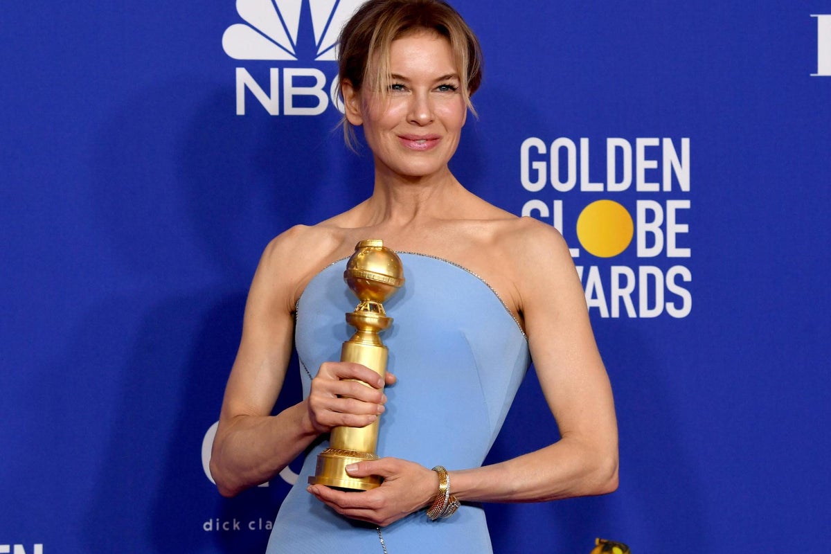 Golden Globes 2020: Renee Zellweger appears to pay tribute to Judy Garland  with blue Armani gown | The Independent