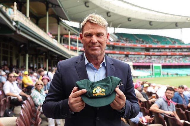 Shane Warne will auction off his baggy green cap to raise money for the Australian bushfire relief efforts