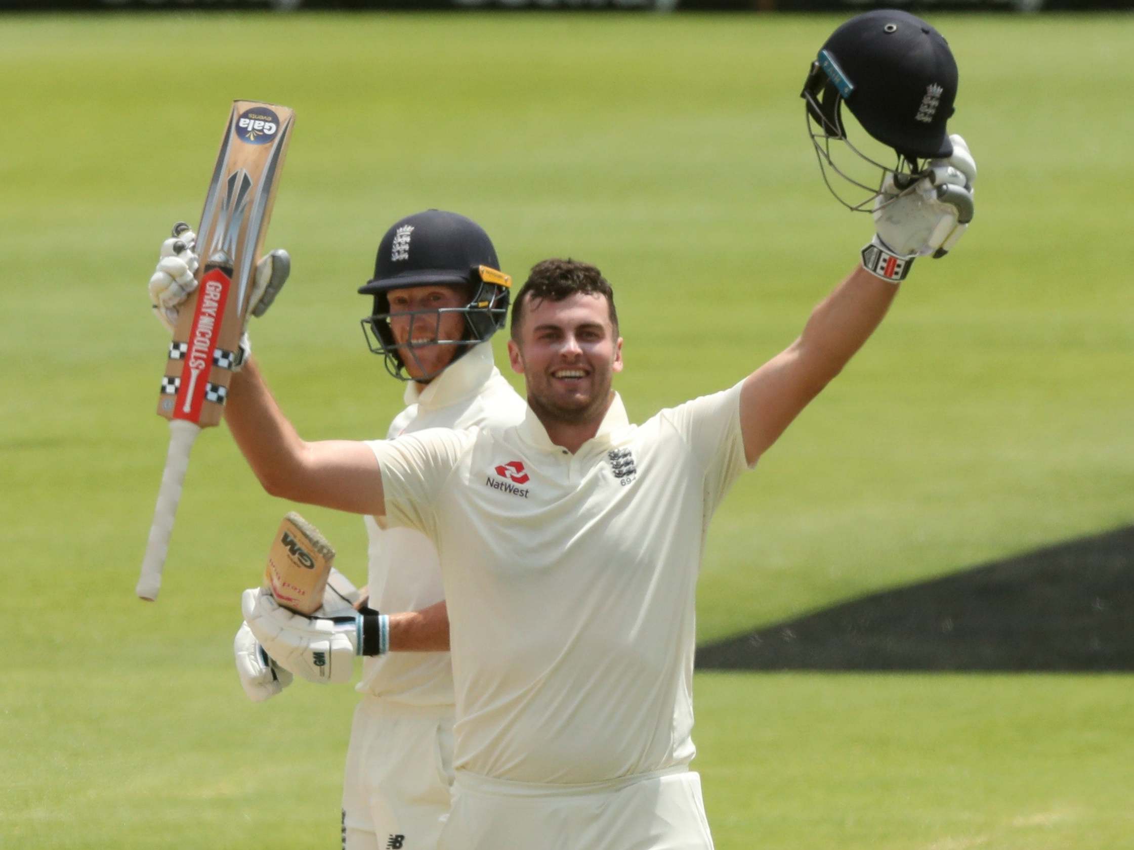 Dom Sibley celebrates maiden century but Ben Stokes again steals the show