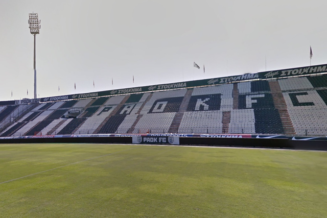 PAOK'S home stadium in Thessaloniki