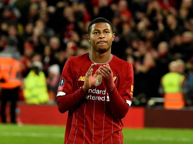 Rhian Brewster of Liverpool