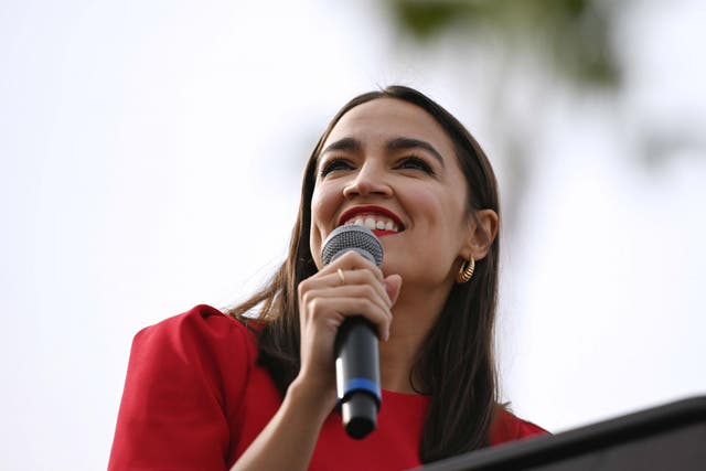 Ms Ocasio-Cortez recently campaigned for Mr Sanders in Los Angeles