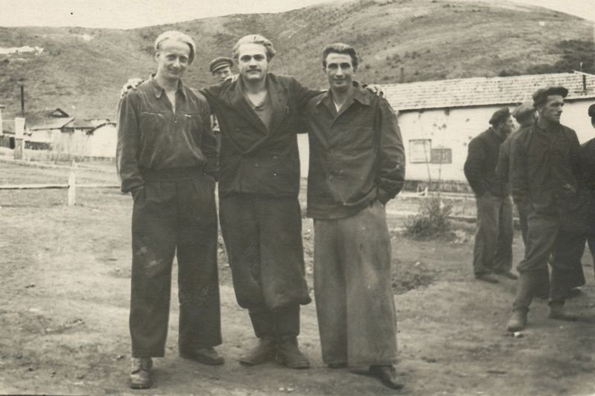 Lithuanian political prisoners in Kolyma camp in 1956