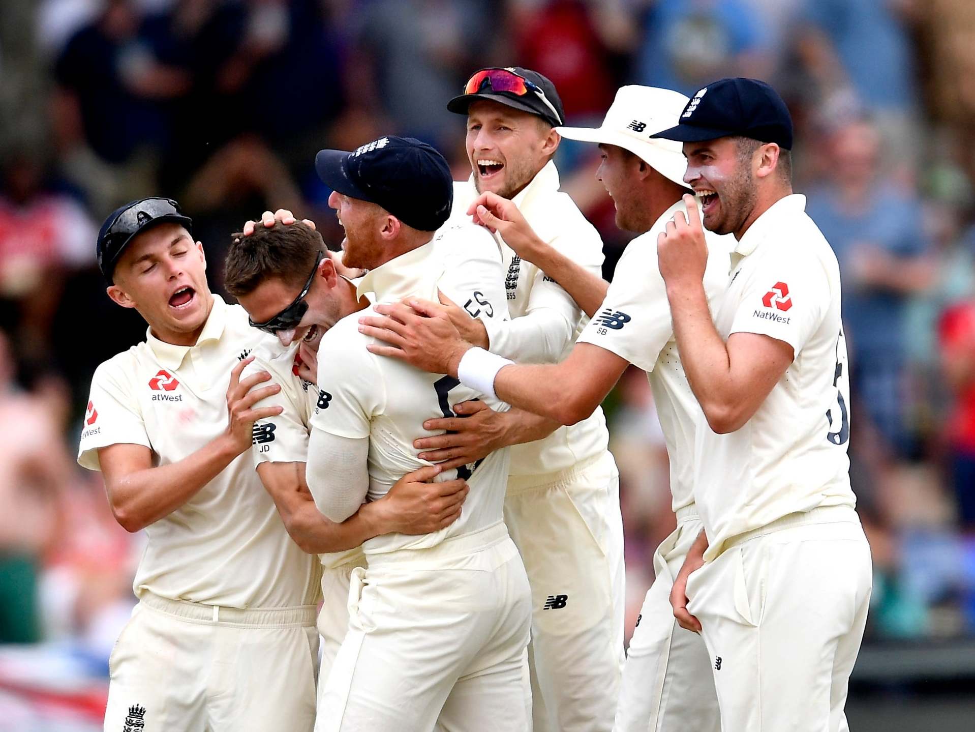 England put themselves into a winning position in Cape Town