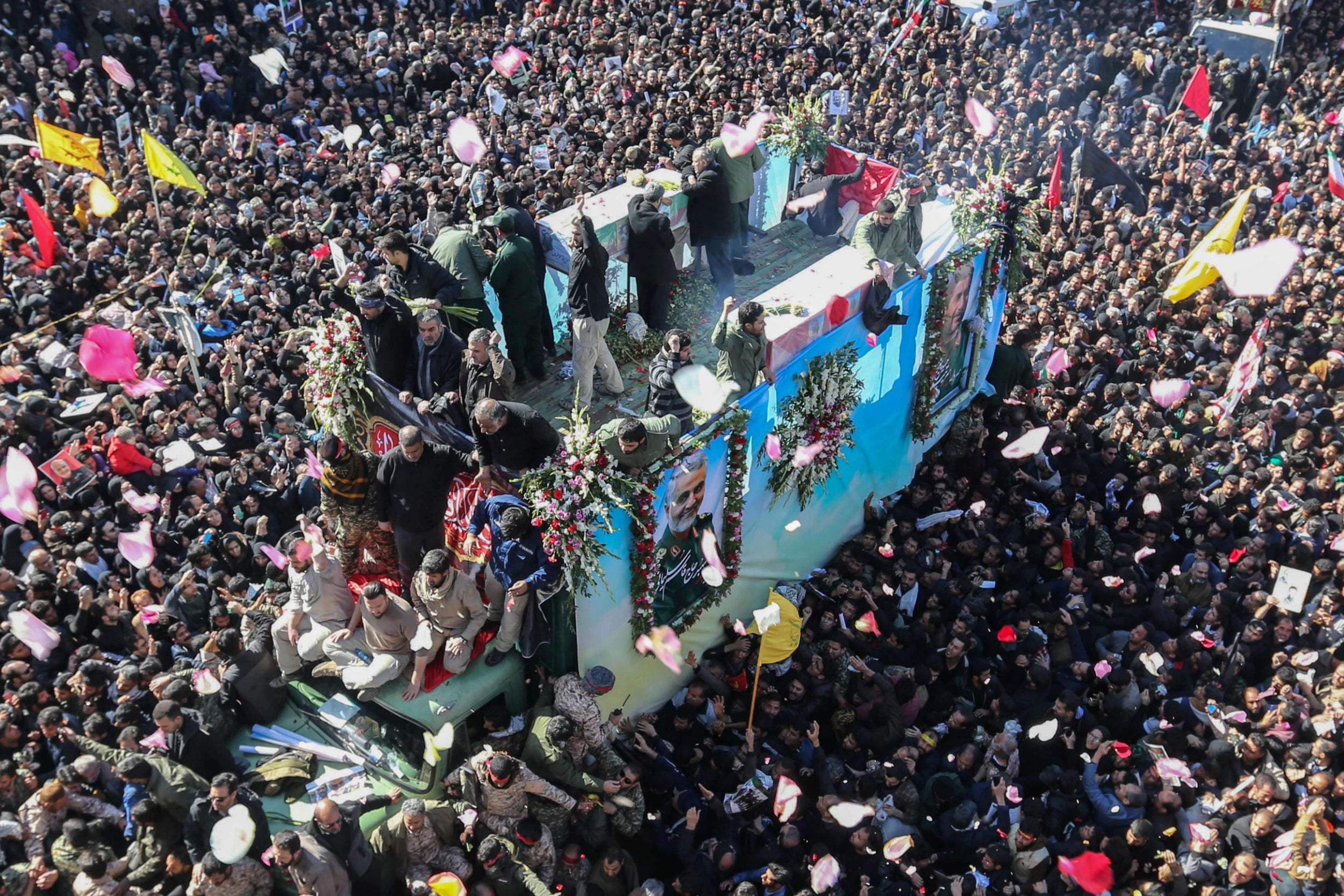 Kerman - Final stage of funeral processions