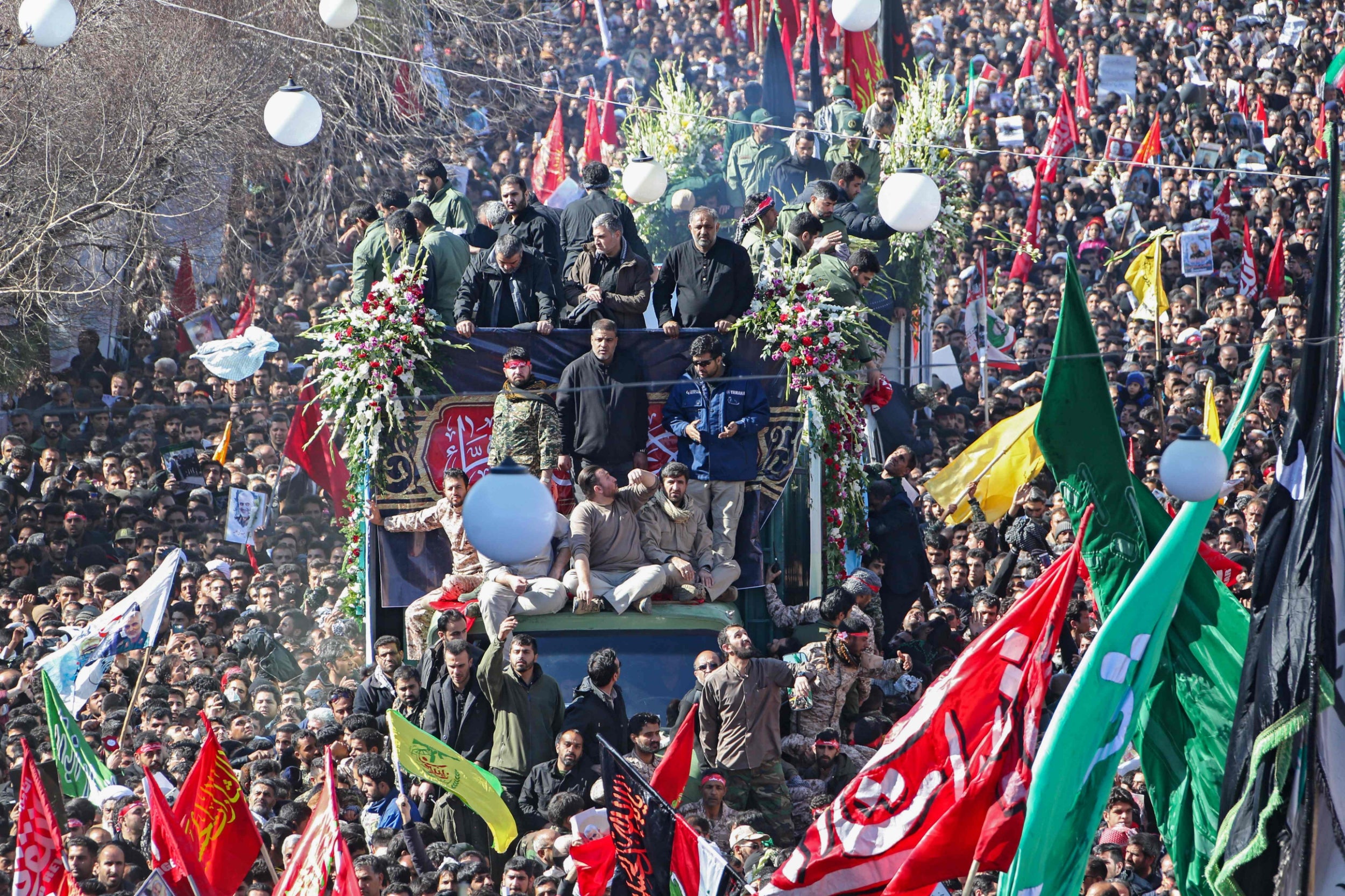 Kerman - Final stage of funeral processions