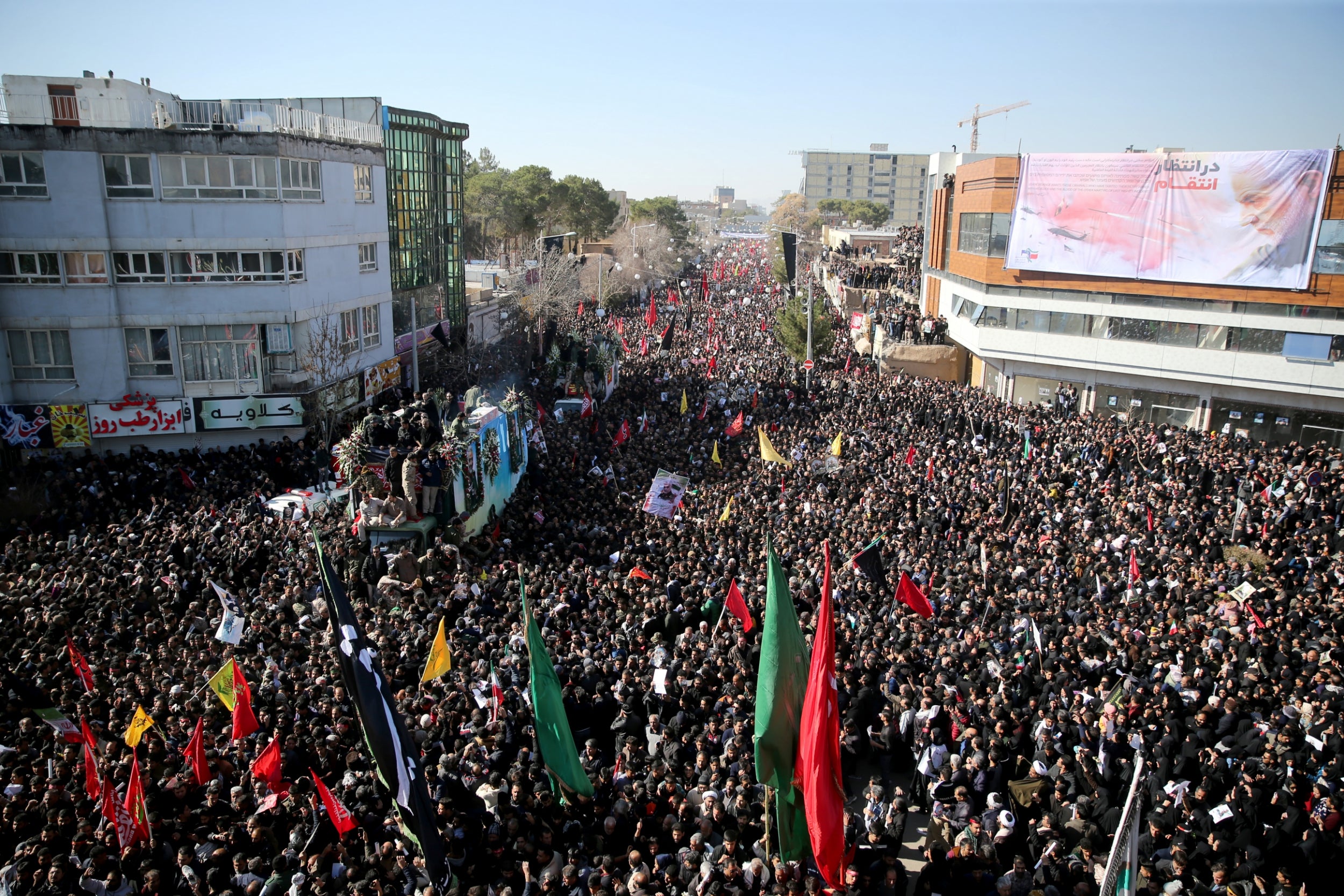 Kerman - Final stage of funeral processions