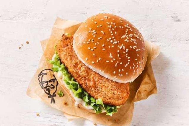 The new Vegan Burger is made with Quorn chicken