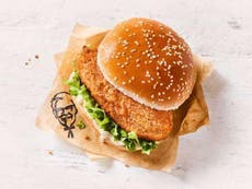 KFC admits accidentally serving chicken burgers to vegans