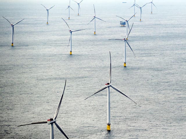 The Race Bank development, the fifth biggest wind farm in the world