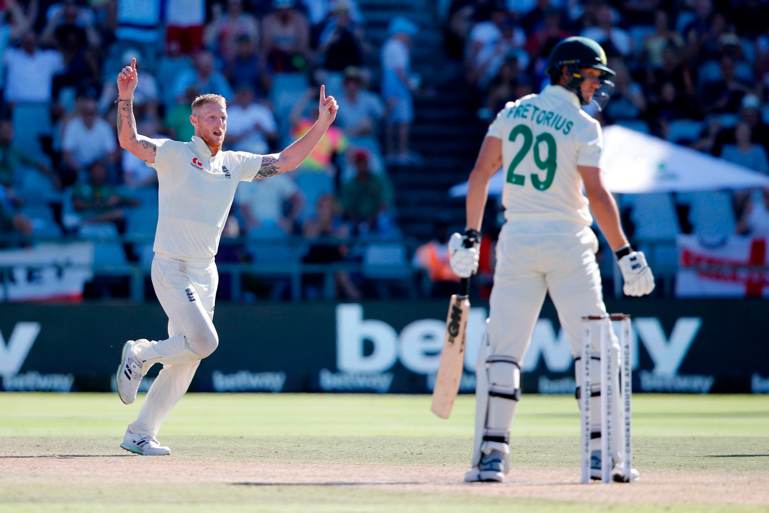 Ben Stokes and Ollie Pope steady the ship as England shuffle ahead ...