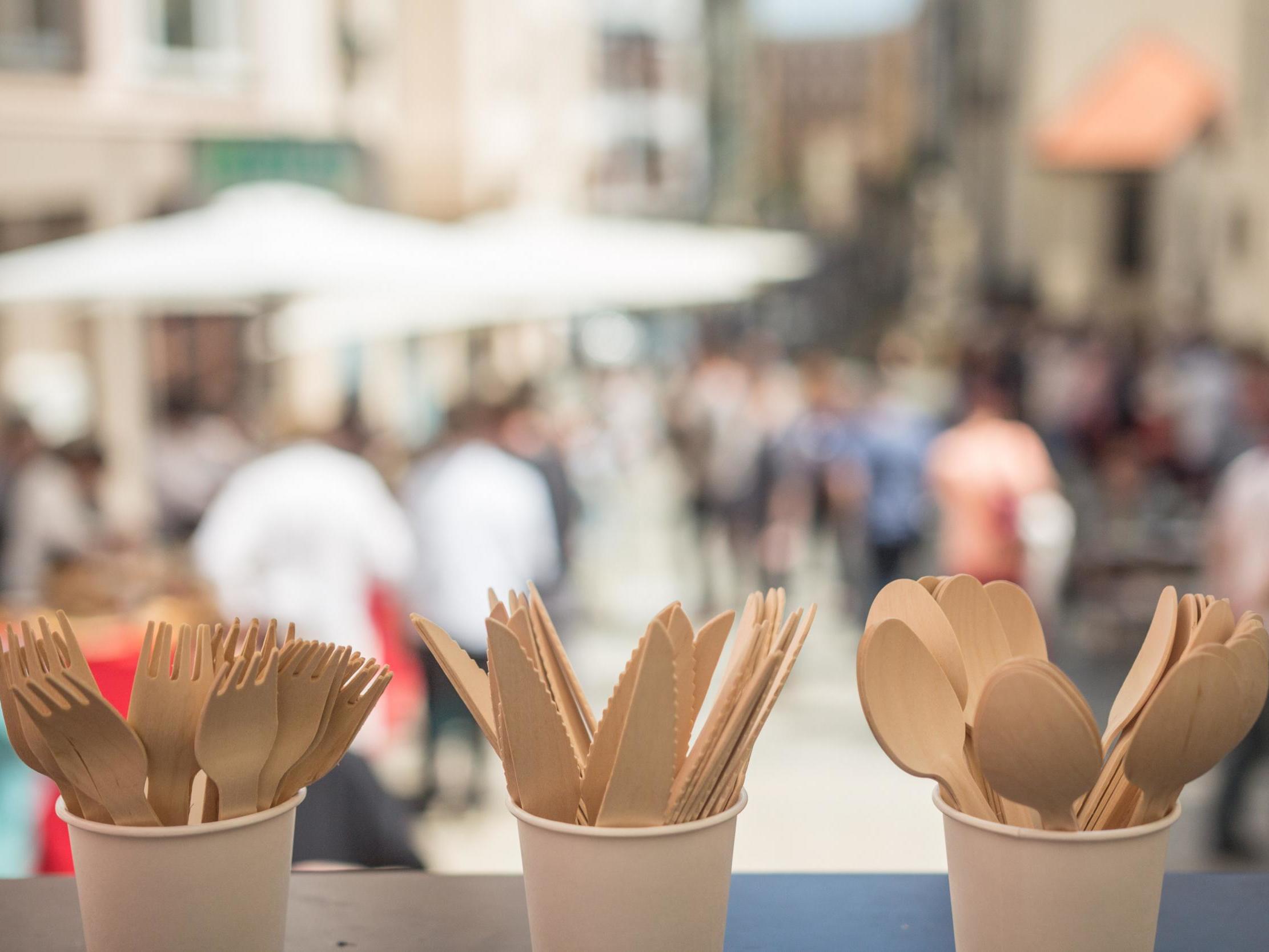 Wooden cutlery may be even worse for the environment than some plastics, the report says