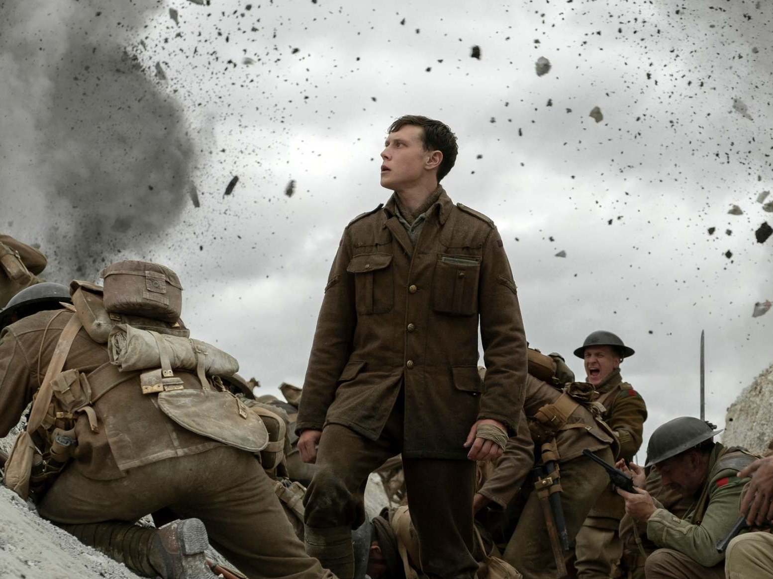 George MacKay as Lance Corporal William Schofield in Sam Mendes’s film ‘1917’