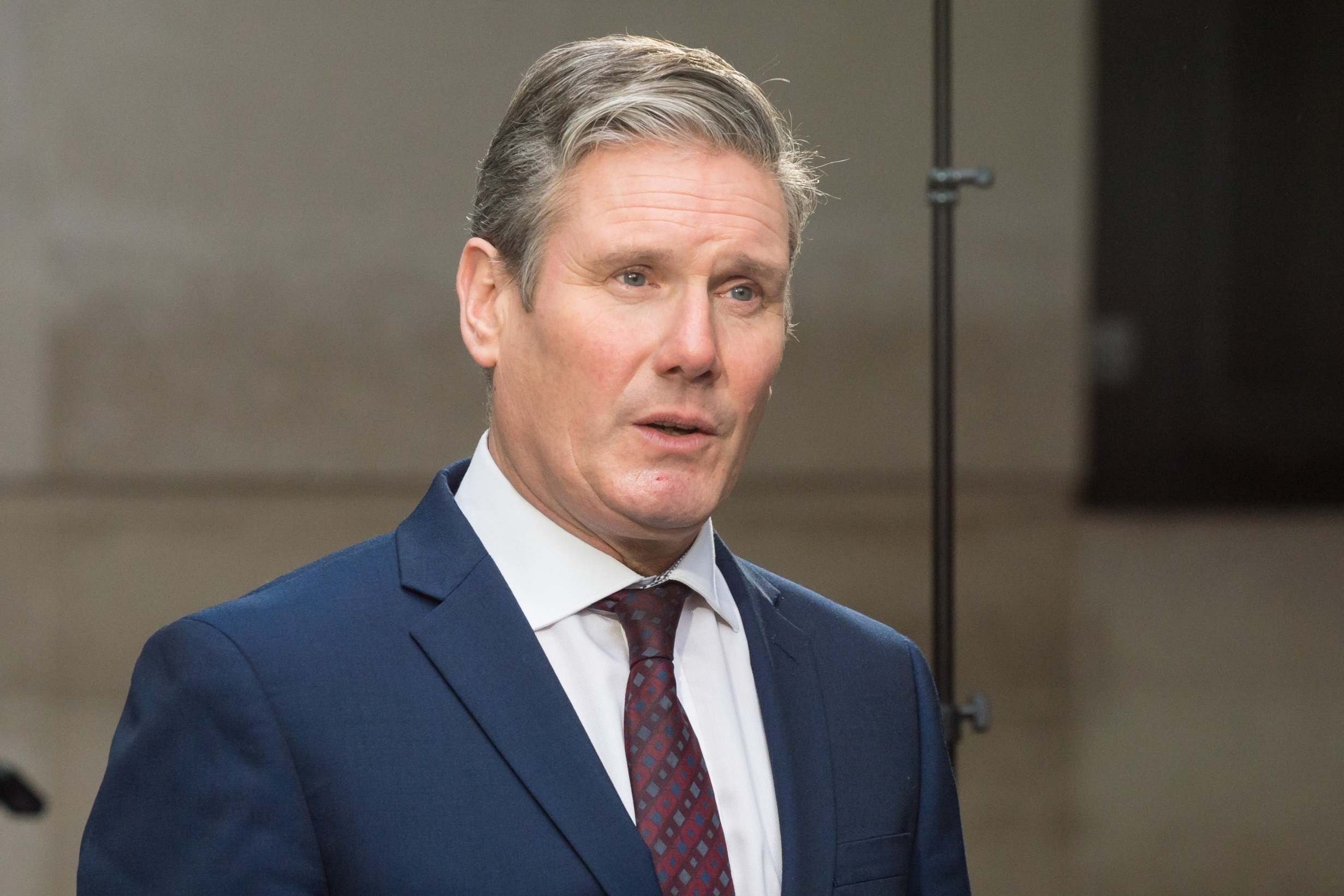 Keir Starmer called for party unity at his campaign launch (Barcroft Media via Getty)