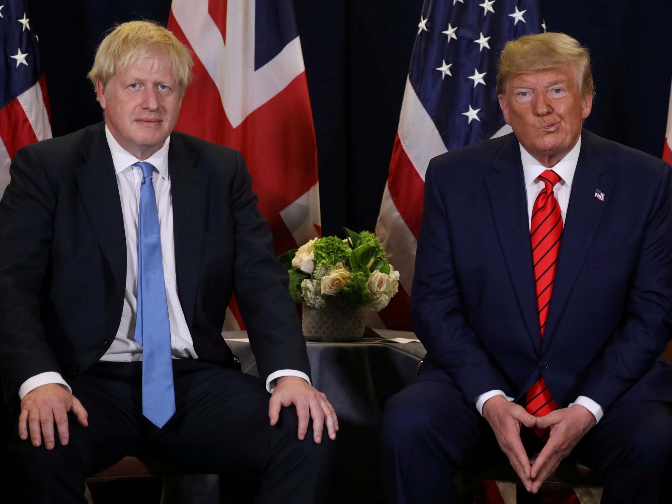 Boris Johnson would like to see Donald Trump’s White House tenure end at one term
