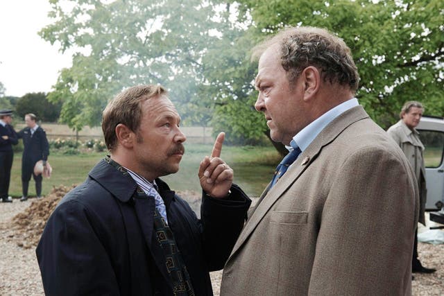 Stephen Graham and Mark Addy in new ITV series 'White House Farm'