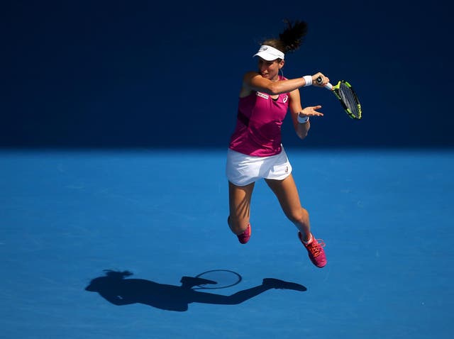 Konta lost in the second round at Melbourne last year