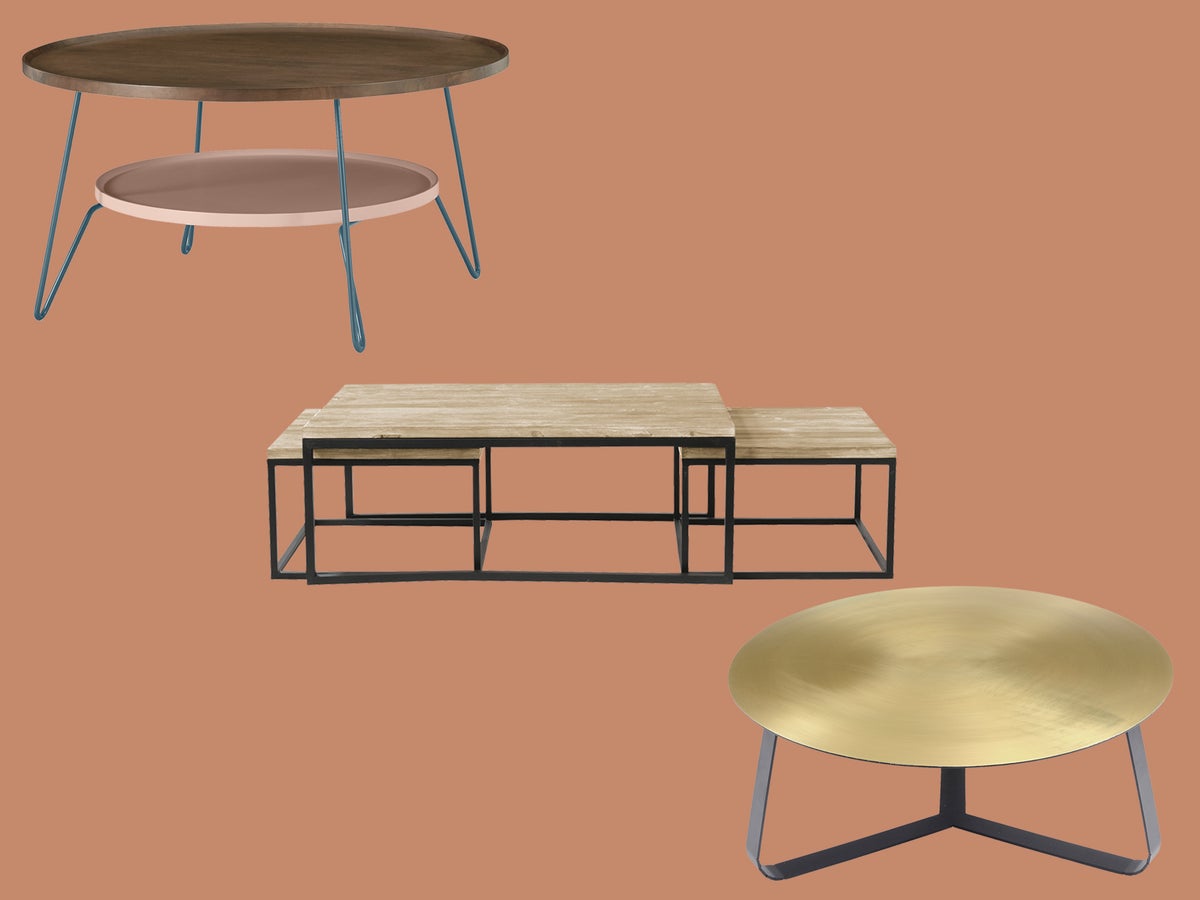 Notre Monde Round Tray Tables Set Extra Large Low Flexisnug