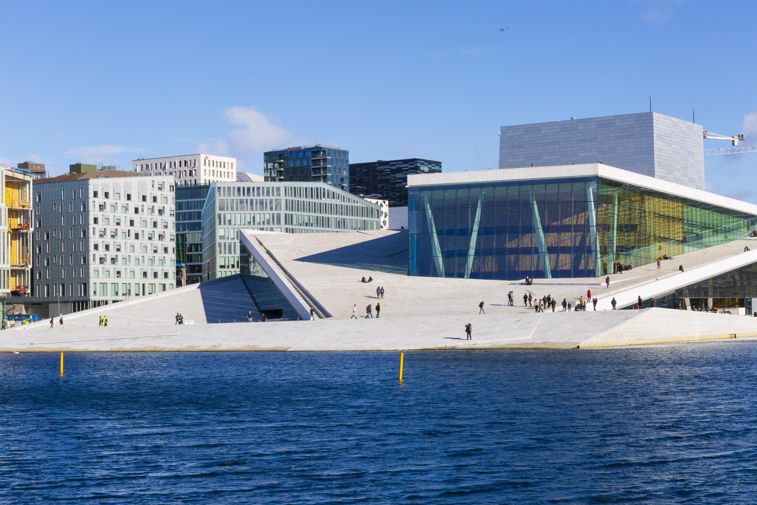 Oslo’s modernist opera house formed part of a project to revitalise a former industrial area of the Norwegian capital