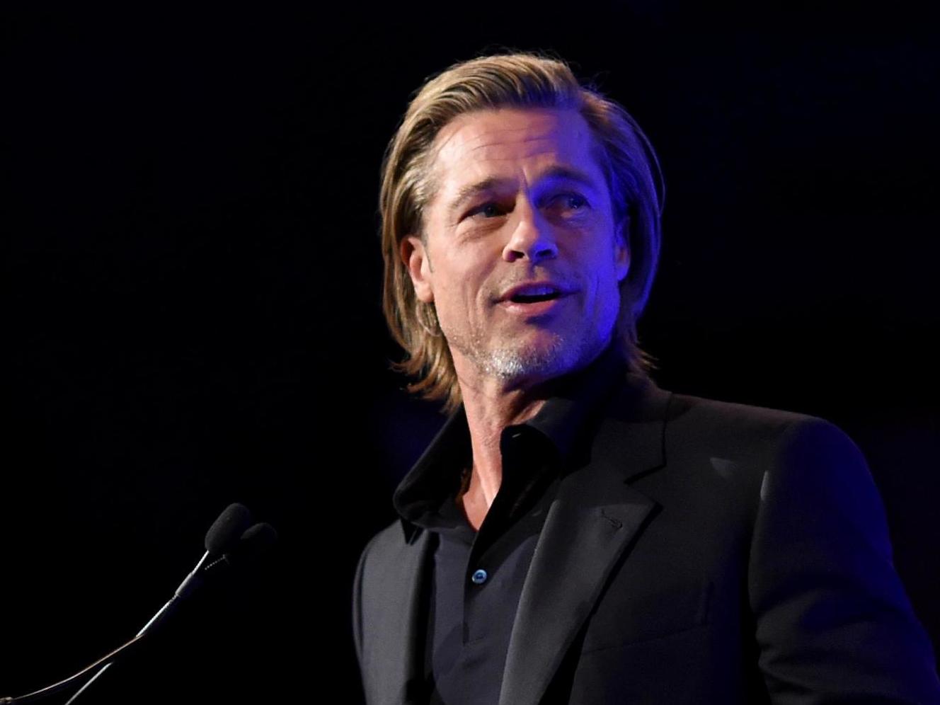Brad Pitt gets Margot Robbie to deliver Brexit and Prince Harry joke at Baftas