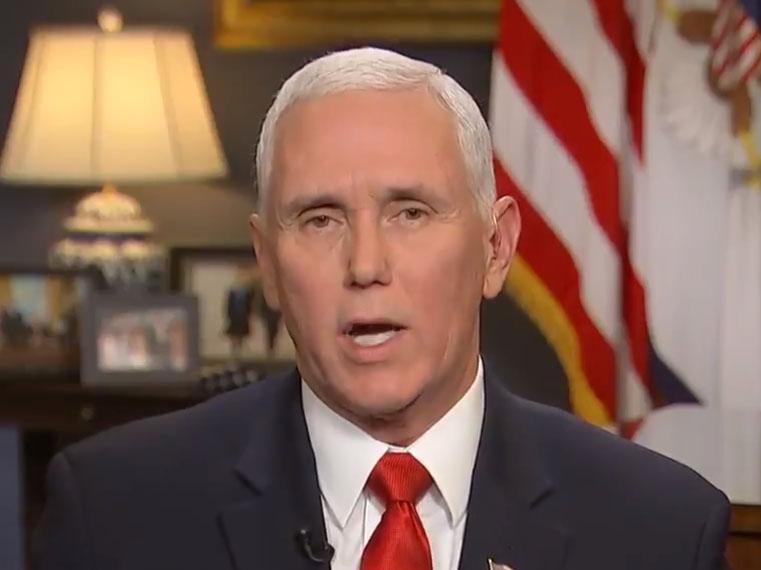 Mike Pence insists Trump had 'compelling evidence' of imminent threat but that he can't make it public