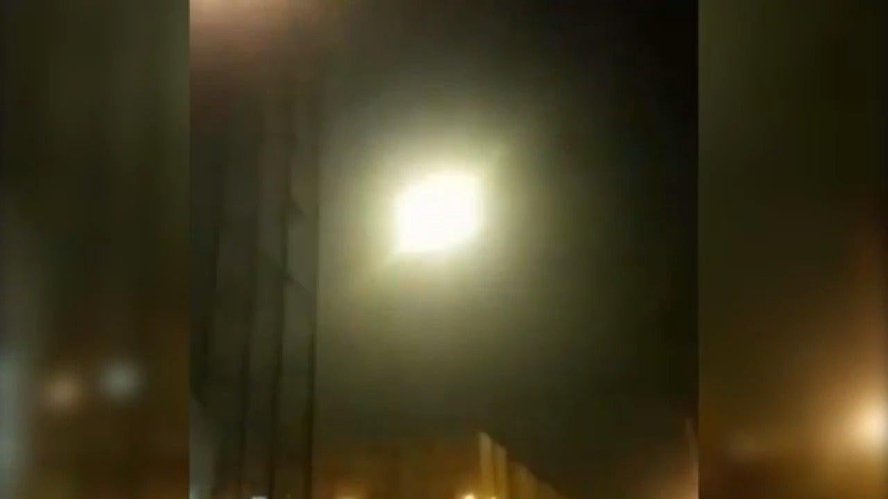 Iran plane crash: Video shows moment missile strikes Ukraine aircraft