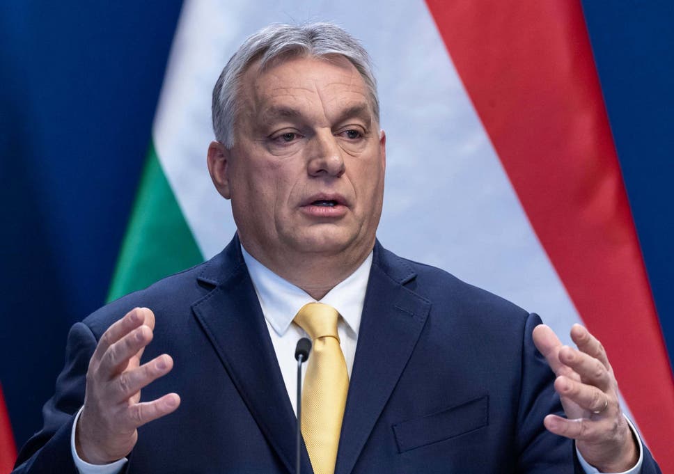 Hungary's far-right leader Viktor Orban praises Boris Johnson as ...