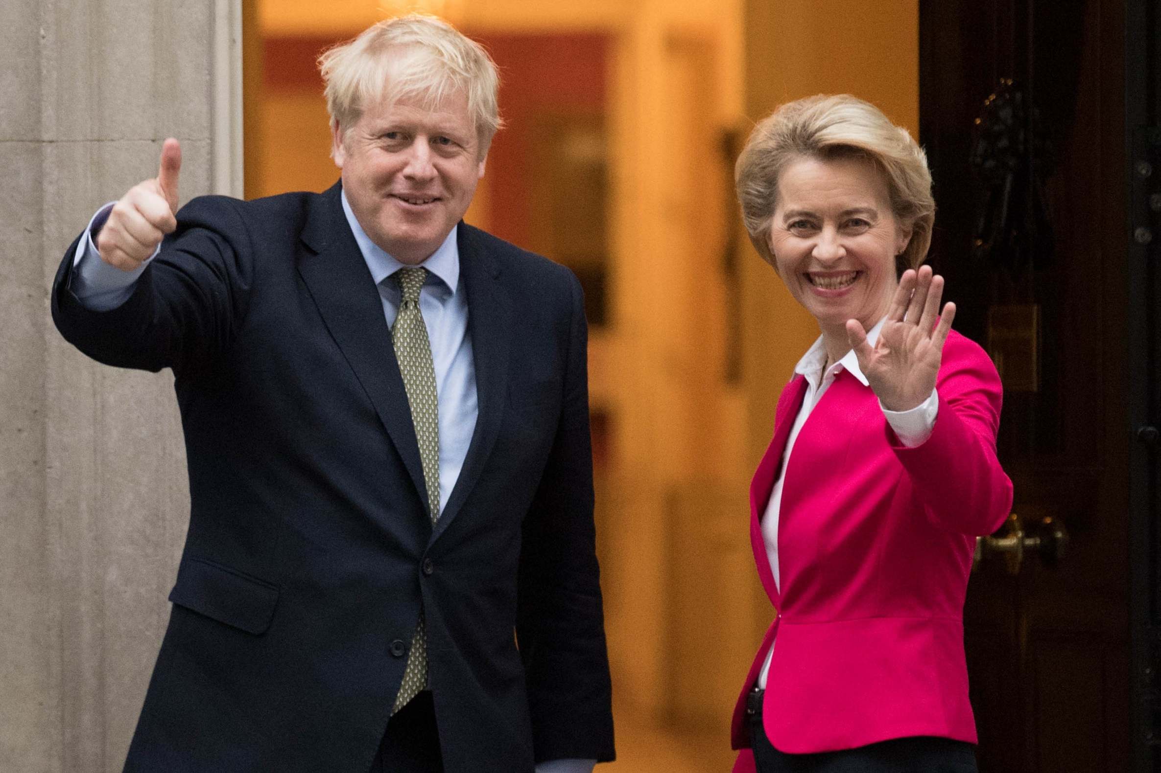 Johnson met new European Commission president Ursula von der Leyen in Downing Street earlier this month