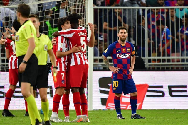 Barcelona were undone by two late goals