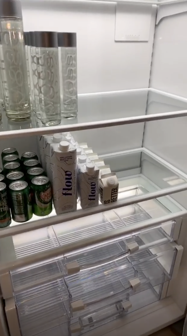 Kardashian has fridges for just storing beverages (Instagram)
