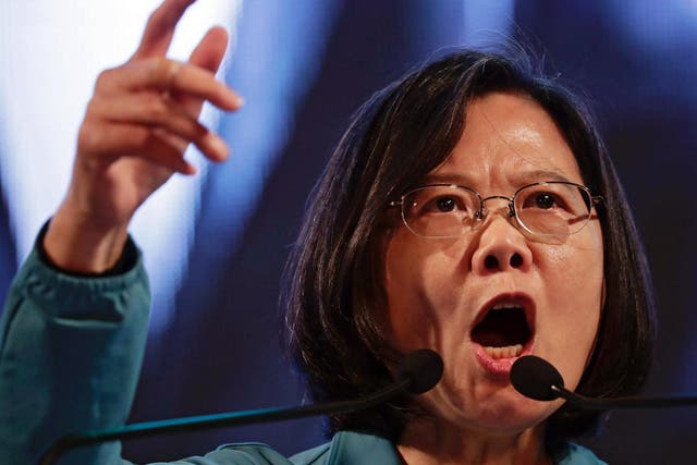 Incumbent president Tsai Ing-wen has drawn the ire of Beijing