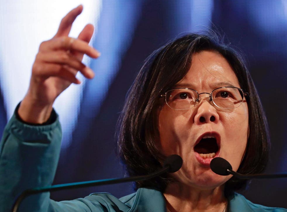 Incumbent president Tsai Ing-wen has drawn the ire of Beijing