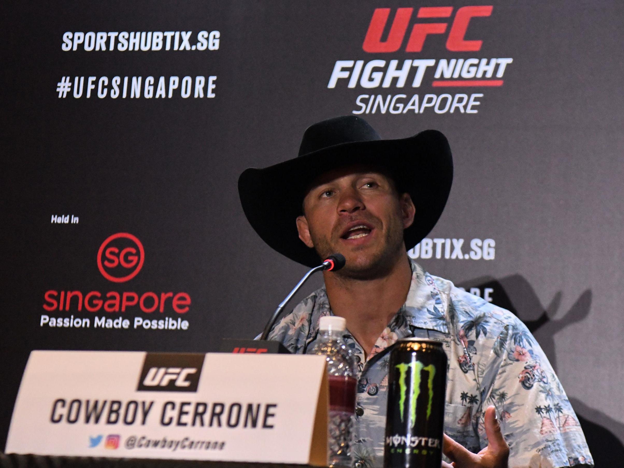 Donald Cerrone sent a stern warning to Conor McGregor ahead of their UFC 246 showdown