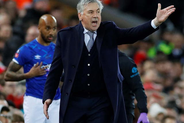 Carlo Ancelotti wants Everton to unite after a divided week