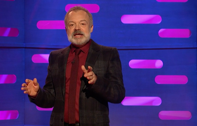 Graham Norton took aim at Prince Harry and Meghan Markle in his opening skit on The Graham Norton Show