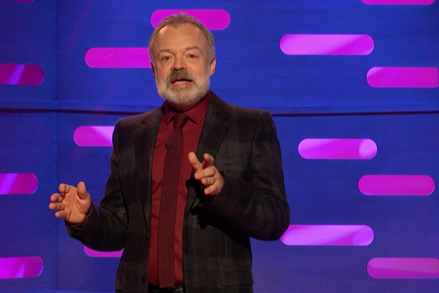 Graham Norton took aim at Prince Harry and Meghan Markle in his opening skit on The Graham Norton Show
