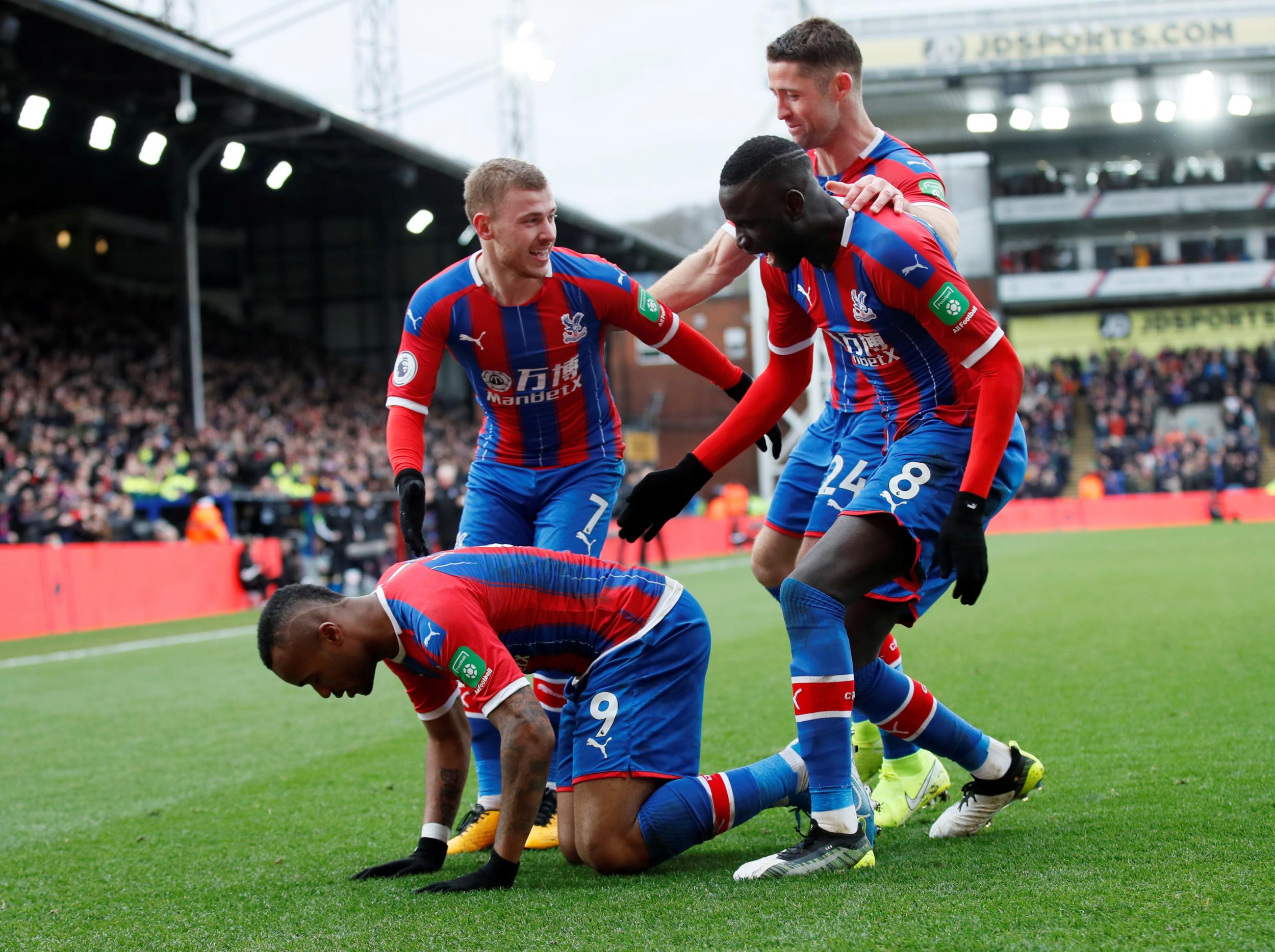 Arsenal escape with a point against Crystal Palace after goalscorer Pierre-Emerick Aubameyang sees red